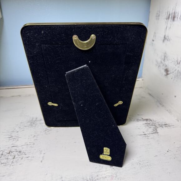 Vintage Retro Solid BRASS 5x7 Picture Frame - Picture 4 of 6